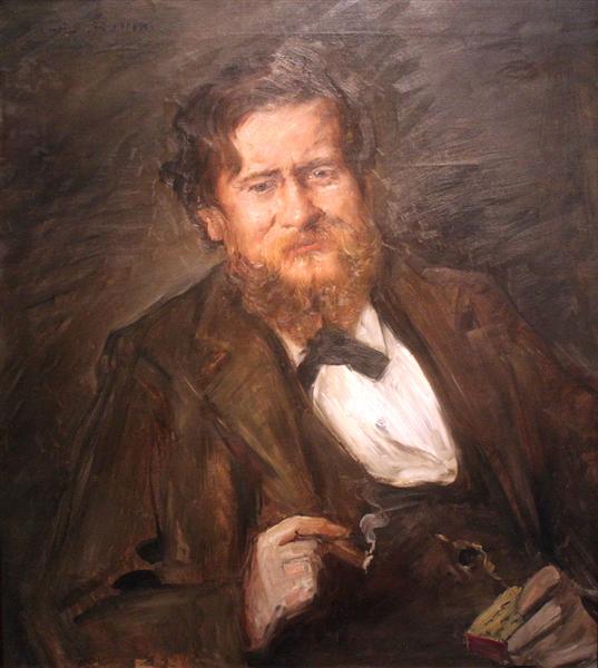 Portrait of the Painter Fritz Rumpf, 1901 - Ловис Коринт