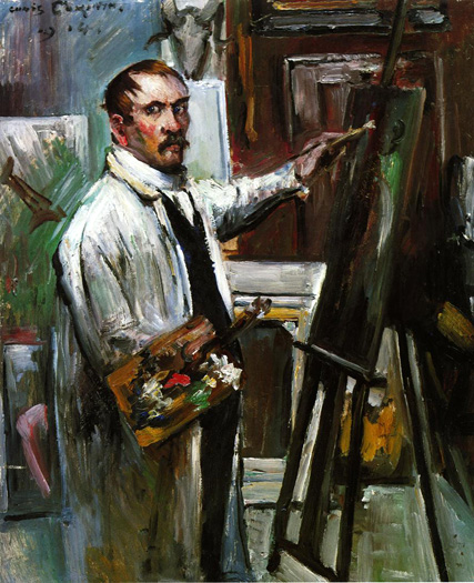 Self-Portrait in the Studio, 1914 - Ловис Коринт