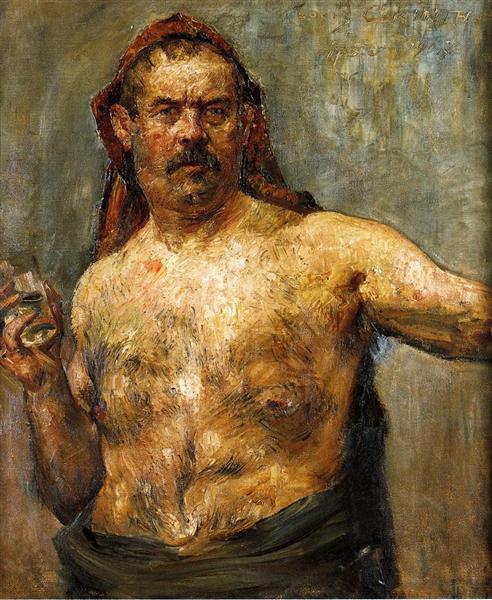 Self-Portrait with a Glass, 1907 - Ловіс Корінт