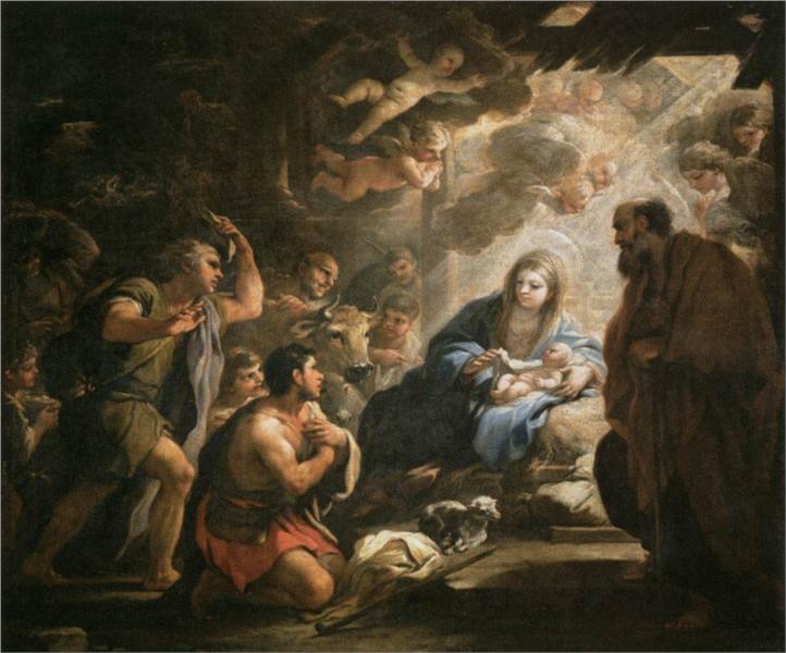 Adoración de los pastores, 1688 - Luca Giordano