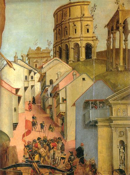 The Martyrdom of St. Sebastian - Лука Синьореллі