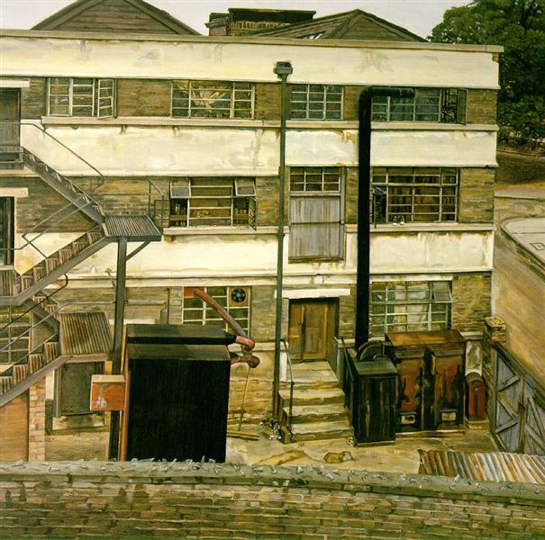 Factory in North London, 1972 - 盧西安‧佛洛伊德