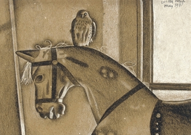 The Sparrowhawk, c.1947 - Луціан Фройд