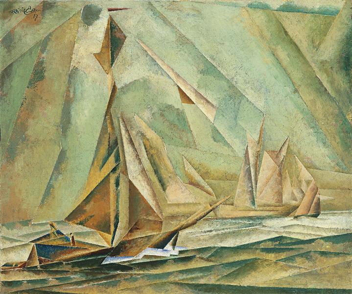Ships, 1917 - Lyonel Feininger