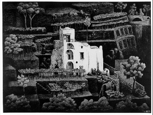 Farmhouse, Ravello, 1931 - M.C. Escher