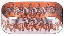 Horseman - Maurits Cornelis Escher