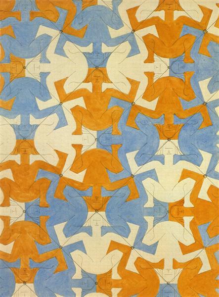 Systematic Study, 1936 - Maurits Cornelis Escher