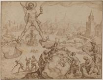 Colossus of Rhodes - Мартен ван Хемскерк
