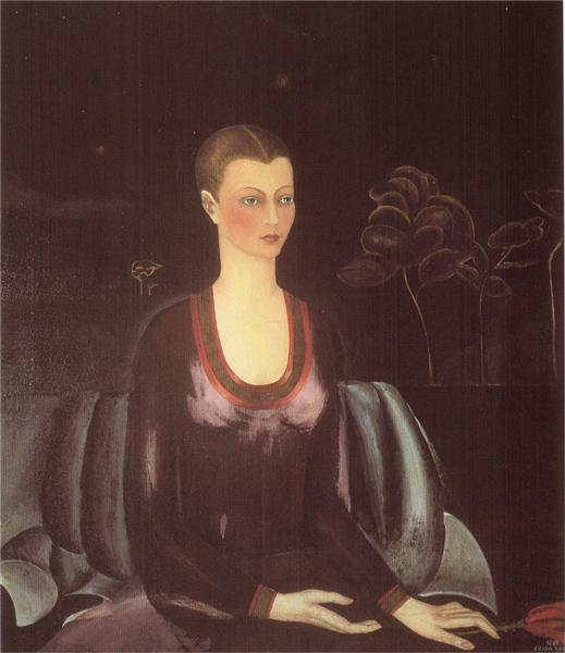 Portrait of Alicia Galant, 1927 - Frida Kahlo