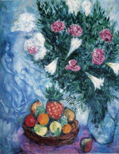 Fruits and Flowers, 1929 - 夏卡爾