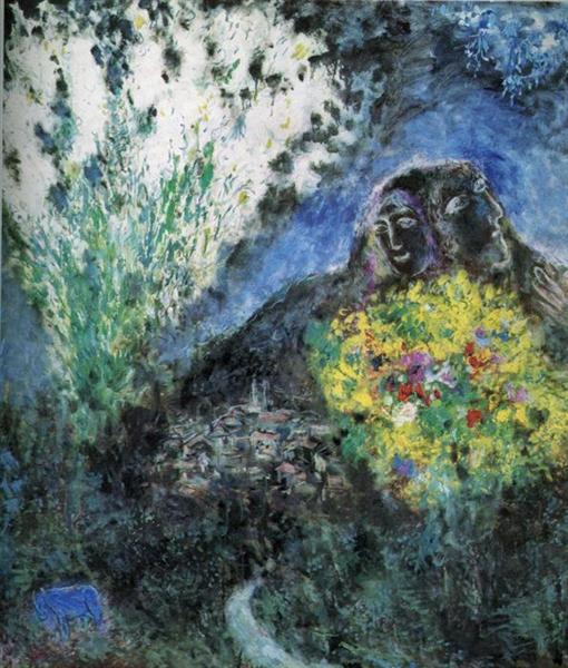 Near Saint Jeannet, 1969 - Marc Chagall