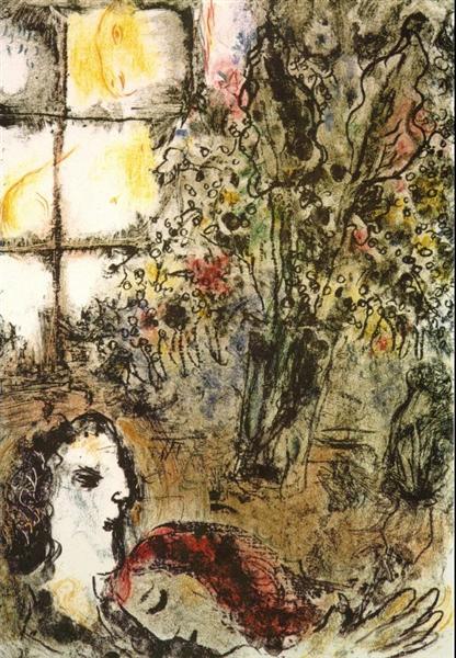 The Summer Evening, 1968 - Marc Chagall