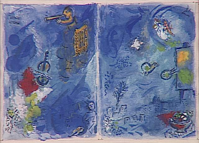 Витраж в Институте искусств Чикаго, 1976 - Марк Шагал