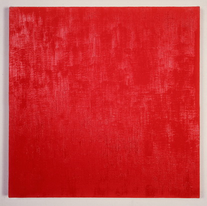 Oil Study: Cadmium Red Medium, 1973 - Marcia Hafif