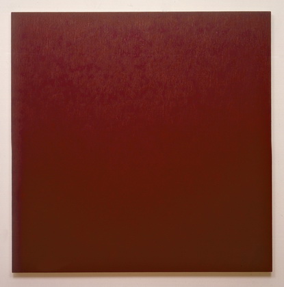 Red Painting: Paliogen Maroon, 1998 - Marcia Hafif