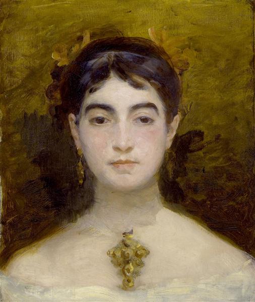 Self-portrait, 1870 - Marie Bracquemond