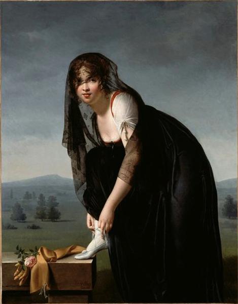 Une étude de femme d'après nature (Portrait de Madame Soustras) - Мари-Дениз Вильер