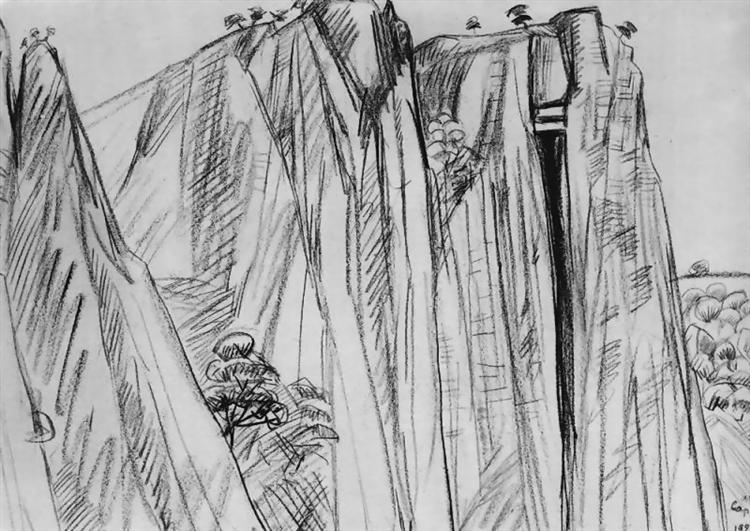 Cliffs, 1929 - Martiros Sarjan