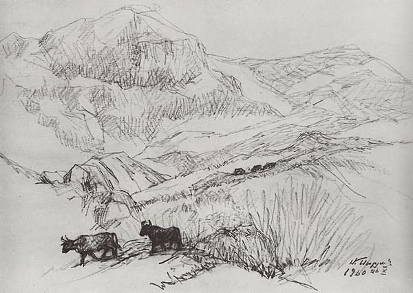 In the mountains, 1960 - 马尔季罗斯·萨良