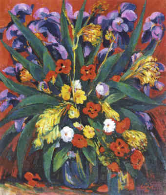 Still Life with Irises and Poppies, 1947 - Мартирос Сарьян