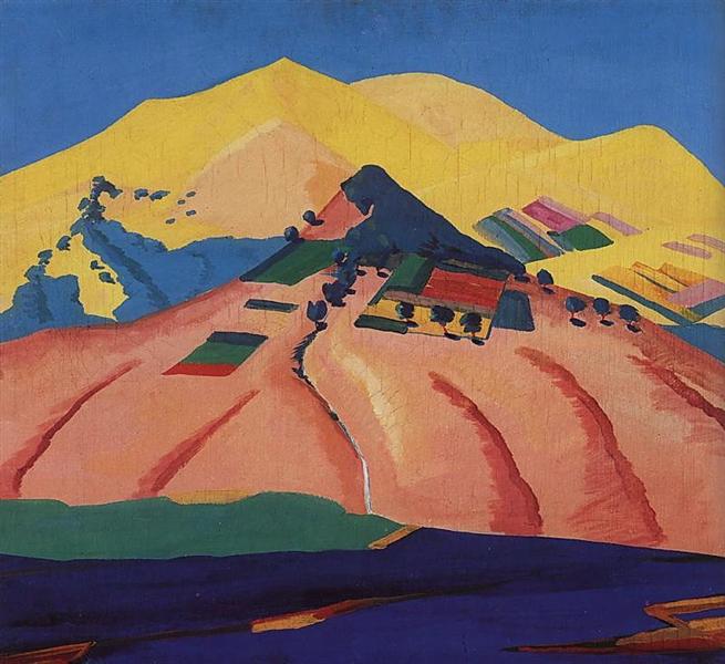 Sunny landscape, 1923 - 马尔季罗斯·萨良
