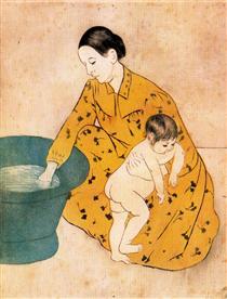 The Child's Bath - Mary Cassatt