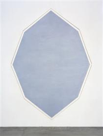 Untitled (Blue Octagon) - Mary Corse