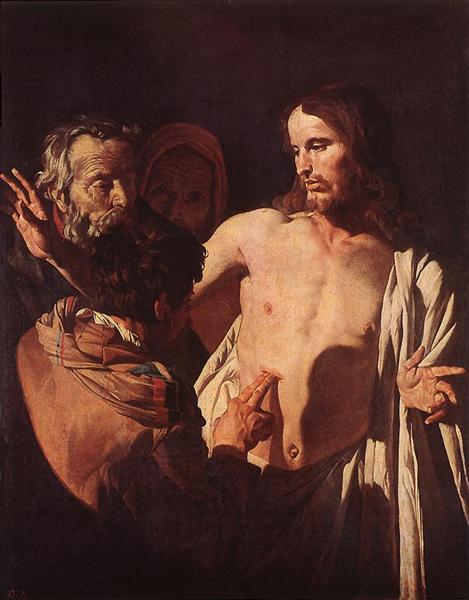The Incredulity of St. Thomas, c.1620 - Matthias Stomer
