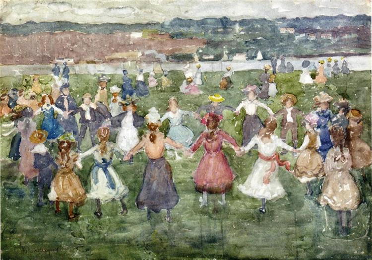 May Day, c.1900 - c.1903 - Maurice Prendergast