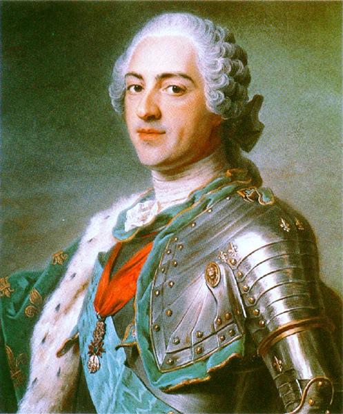 Louis XV of France - 莫里斯·康坦·德·拉圖爾