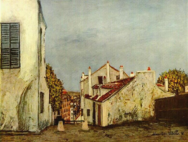 Houses in Montmartre - Maurice Utrillo