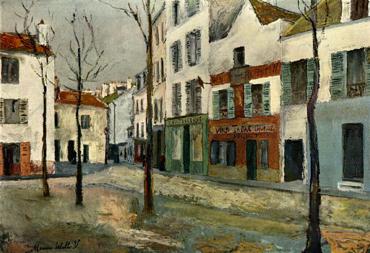 Square Tertre on Montmartre - Maurice Utrillo