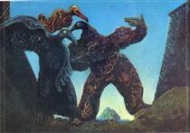 Barbarians Marching to the West - Max Ernst
