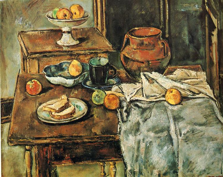 Still Life with Two Tables, c.1934 - Макс Вебер