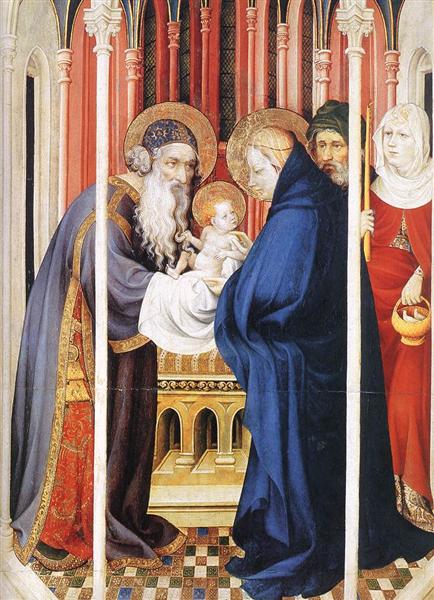 The Presentation of Christ (from Altar of Philip the Bold), 1399 - Melchior Broederlam