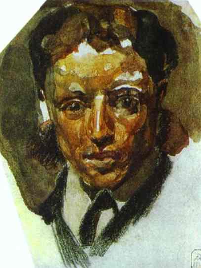 Self Portrait, c.1885 - Михаил Врубель