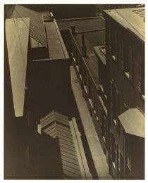 View of Rooftops - Morton Livingston Schamberg