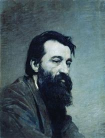 Portrait of Sergey Nikolaevich Amosov - Nikolai Alexandrowitsch Jaroschenko