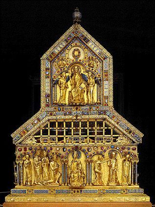 The Shrine of the Three Kings, Front Side, c.1200 - Nicolas de Verdun