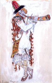 A guy who plays the horn - Nikolái Roerich