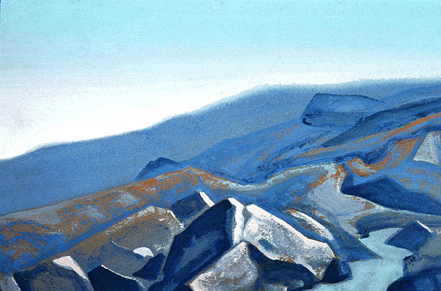 A hill, 1939 - Nicolas Roerich