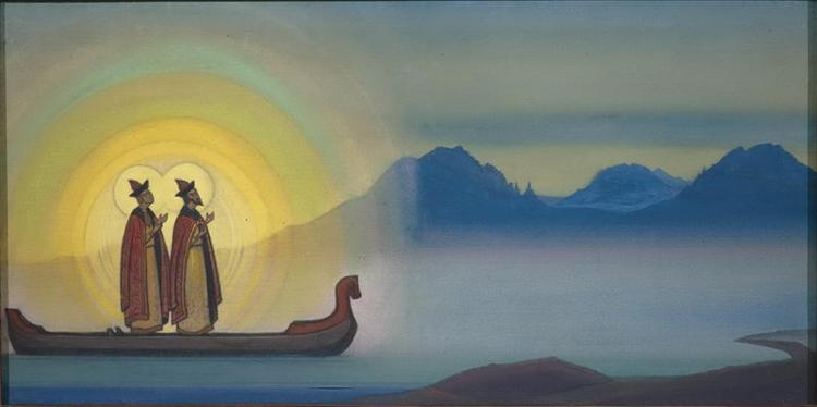 Boris and Gleb, 1942 - Nicholas Roerich