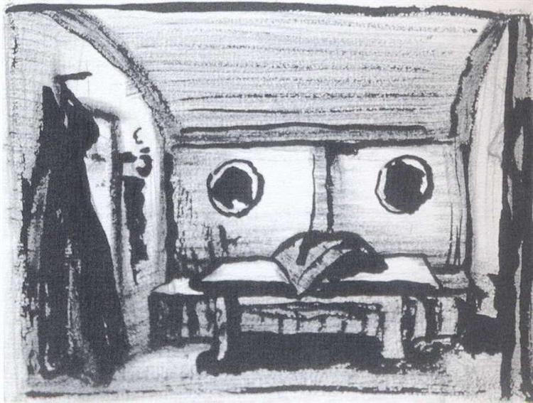 Cabin, 1912 - Nicholas Roerich