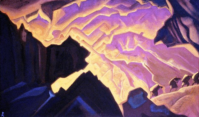 Captors of fire, 1938 - Nicholas Roerich