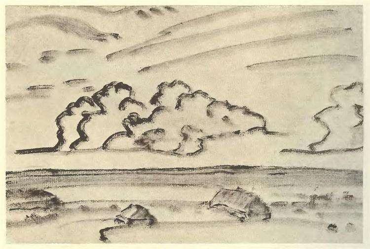 Cloud, 1915 - Николай  Рерих