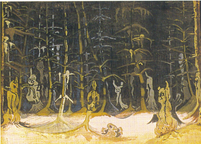 Forest, 1921 - Николай  Рерих