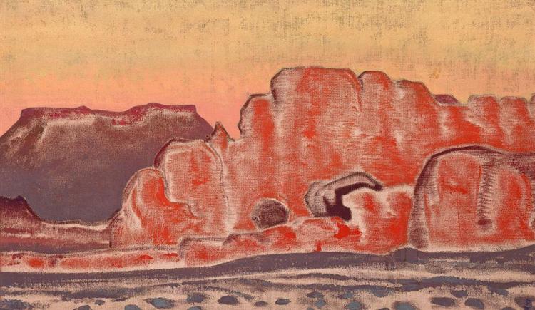 Grand Canyon, c.1921 - Николай  Рерих