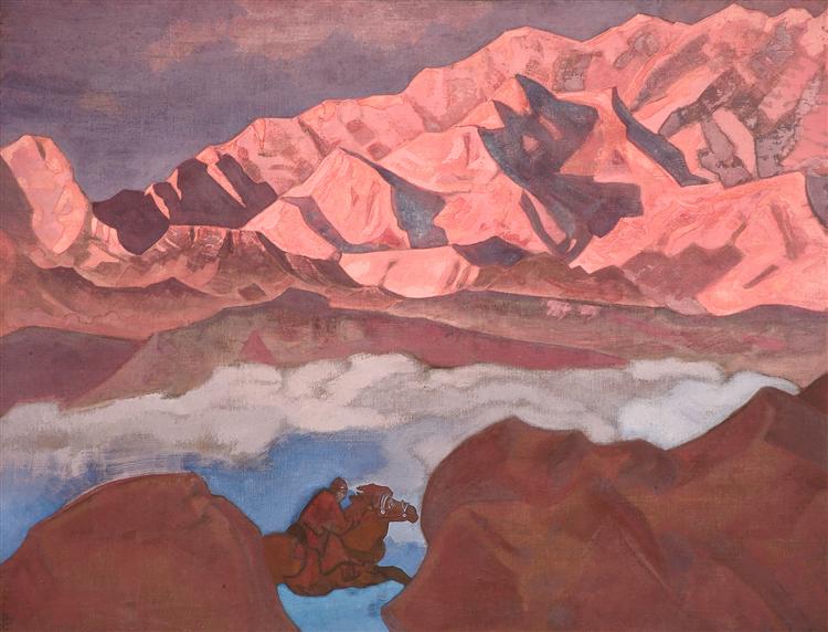 He who hastens, 1924 - Nicolas Roerich