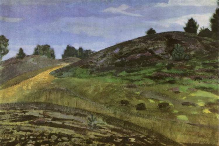 Hills, 1915 - Nikolai Konstantinovich Roerich