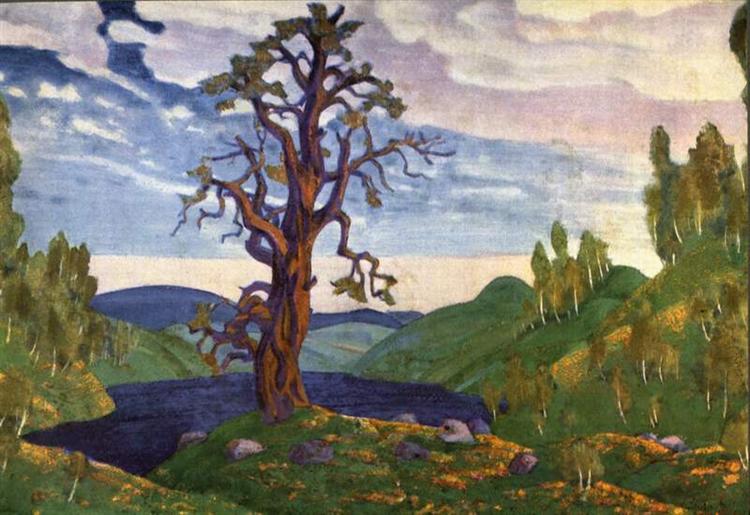 Поцелуй земле, 1912 - Николай  Рерих